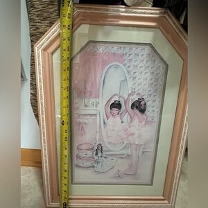 Vintage Ballerina Painting
